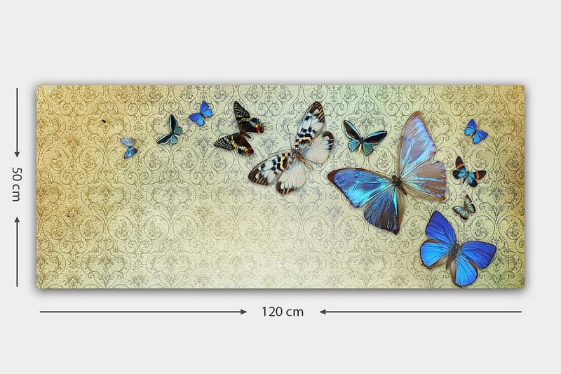 Canvasbilde YTY Animals Flerfarget - 120x50 cm - Innredning - Bilder & kunst - Lerretsbilder