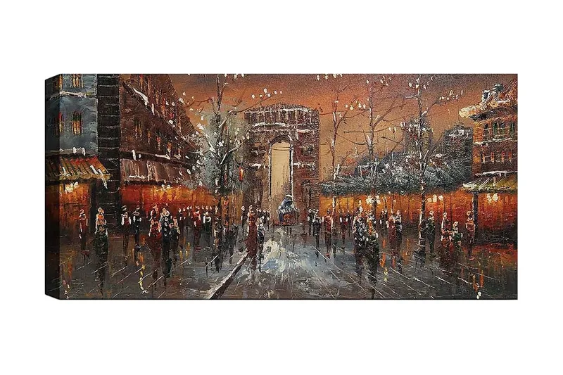 Canvasbilde YTY Buildings & Cityscapes Flerfarget, 120x50 cm