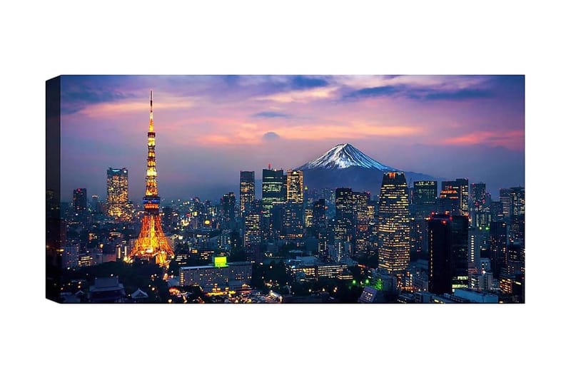 Canvasbilde YTY Buildings & Cityscapes Flerfarget, 120x50 cm