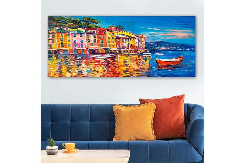 Canvasbilde YTY Buildings & Cityscapes Flerfarget - 120x50 cm - Innredning - Bilder & kunst - Lerretsbilder