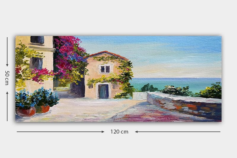 Canvasbilde YTY Buildings & Cityscapes Flerfarget - 120x50 cm - Innredning - Bilder & kunst - Lerretsbilder