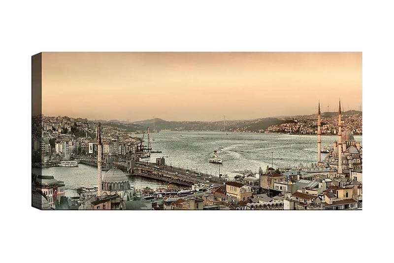 Canvasbilde YTY Buildings & Cityscapes Flerfarget - 120x50 cm - Innredning - Bilder & kunst - Lerretsbilder