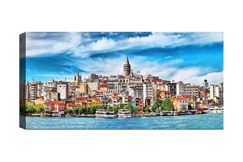 Canvasbilde YTY Buildings & Cityscapes Flerfarget - 120x50 cm - Innredning - Bilder & kunst - Lerretsbilder