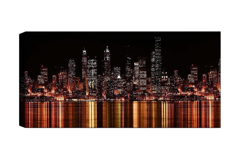 Canvasbilde YTY Buildings & Cityscapes Flerfarget - 120x50 cm - Innredning - Bilder & kunst - Lerretsbilder