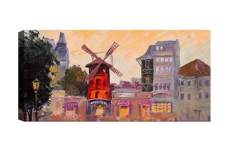 Canvasbilde YTY Buildings & Cityscapes Flerfarget - 120x50 cm - Innredning - Bilder & kunst - Lerretsbilder