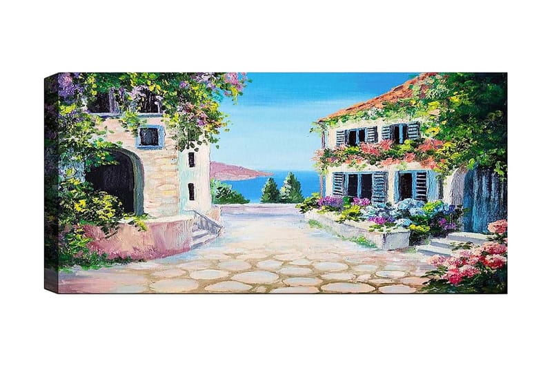 Canvasbilde YTY Buildings & Cityscapes Flerfarget - 120x50 cm - Innredning - Bilder & kunst - Lerretsbilder