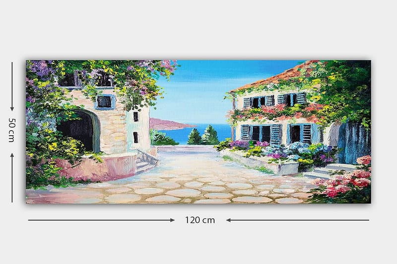 Canvasbilde YTY Buildings & Cityscapes Flerfarget - 120x50 cm - Innredning - Bilder & kunst - Lerretsbilder