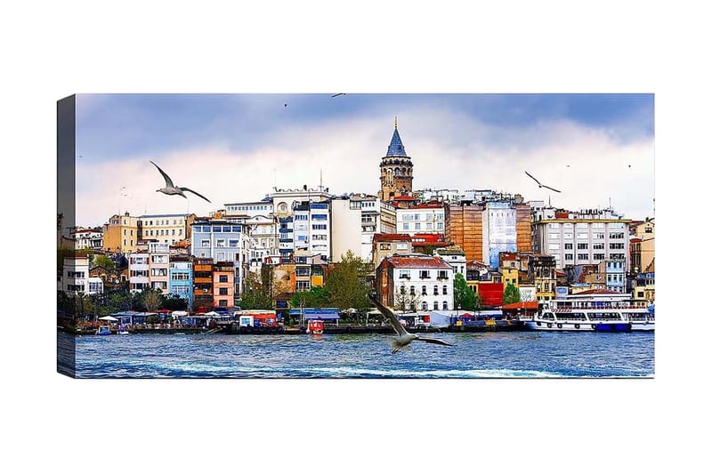 Canvasbilde YTY Buildings & Cityscapes Flerfarget - 120x50 cm - Innredning - Bilder & kunst - Lerretsbilder