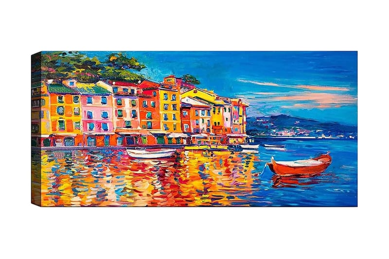 Canvasbilde YTY Buildings & Cityscapes Flerfarget - 120x50 cm - Innredning - Bilder & kunst - Lerretsbilder