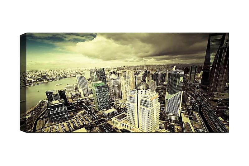 Canvasbilde YTY Buildings & Cityscapes Flerfarget - 120x50 cm - Innredning - Bilder & kunst - Lerretsbilder