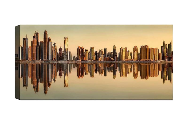 Canvasbilde YTY Buildings & Cityscapes Flerfarget - 120x50 cm - Innredning - Bilder & kunst - Lerretsbilder