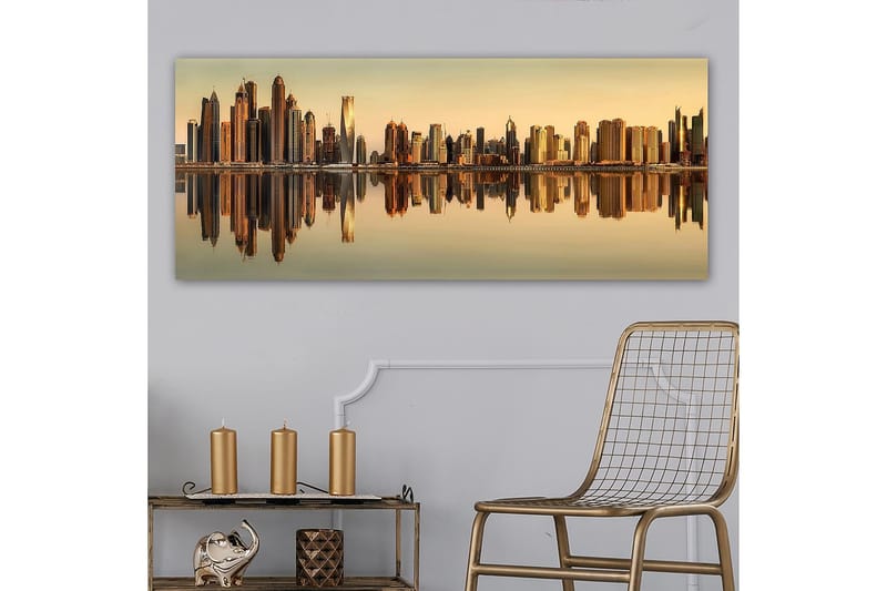 Canvasbilde YTY Buildings & Cityscapes Flerfarget - 120x50 cm - Innredning - Bilder & kunst - Lerretsbilder