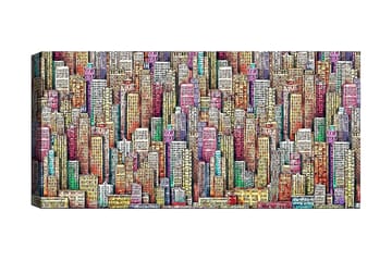 Canvasbilde YTY Buildings & Cityscapes Flerfarget - 120x50 cm - Innredning - Bilder & kunst - Lerretsbilder