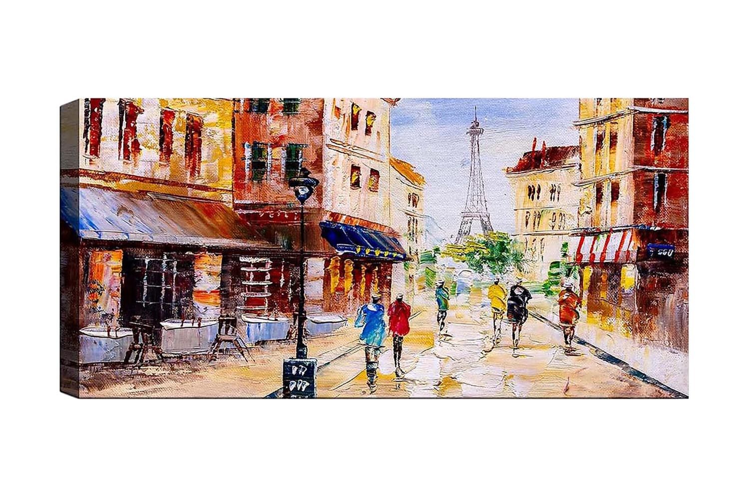 Canvasbilde YTY Buildings & Cityscapes Flerfarget - 120x50 cm - Innredning - Bilder & kunst - Lerretsbilder