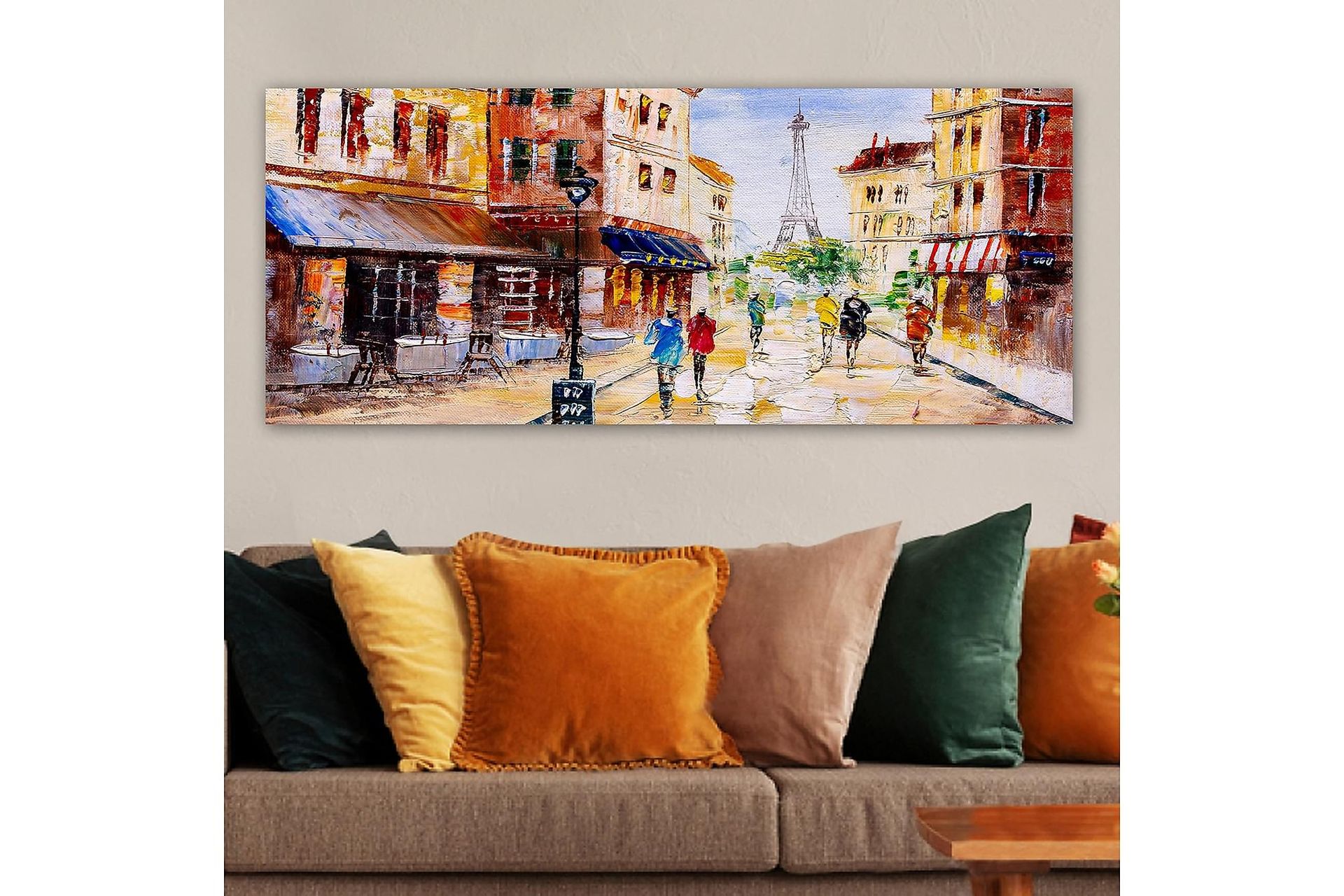 Canvasbilde YTY Buildings & Cityscapes Flerfarget - 120x50 cm - Innredning - Bilder & kunst - Lerretsbilder