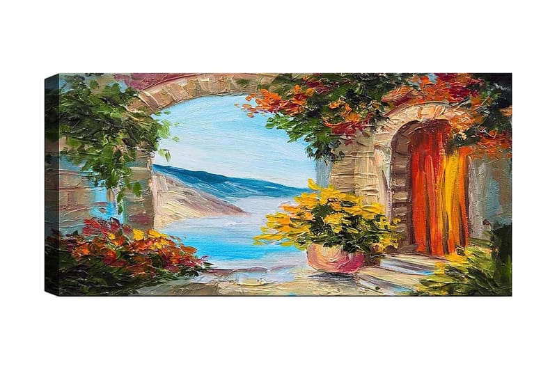 Canvasbilde YTY Buildings & Cityscapes Flerfarget - 120x50 cm - Innredning - Bilder & kunst - Lerretsbilder