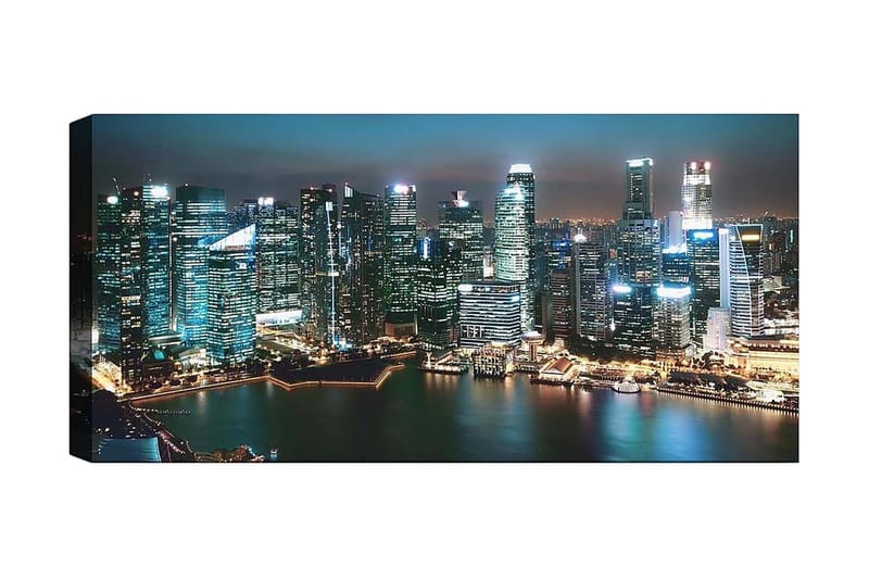 Canvasbilde YTY Buildings & Cityscapes Flerfarget - 120x50 cm - Innredning - Bilder & kunst - Lerretsbilder