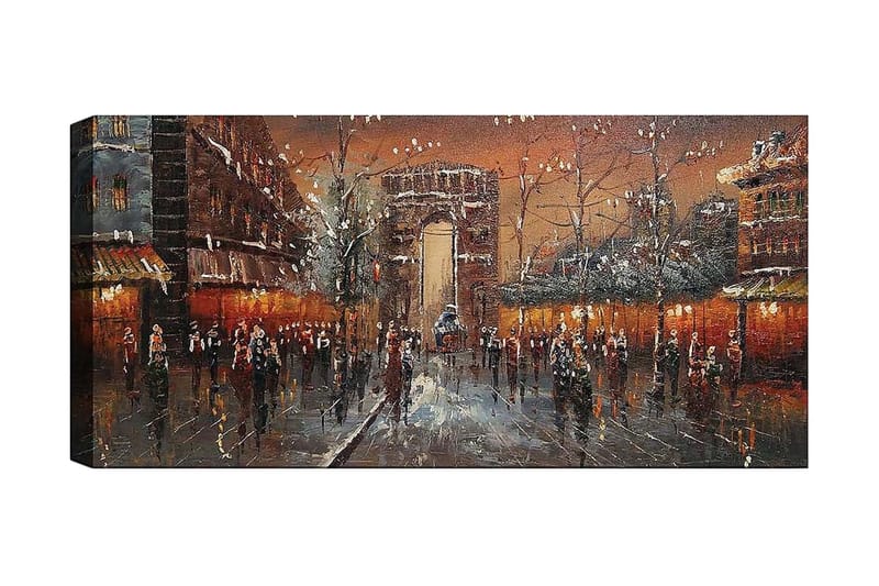 Canvasbilde YTY Buildings & Cityscapes Flerfarget - 120x50 cm - Innredning - Bilder & kunst - Lerretsbilder