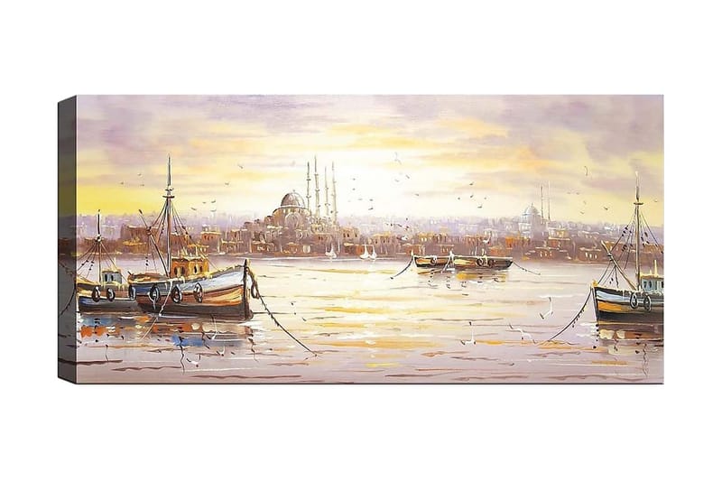 Canvasbilde YTY Buildings & Cityscapes Flerfarget - 120x50 cm - Innredning - Bilder & kunst - Lerretsbilder