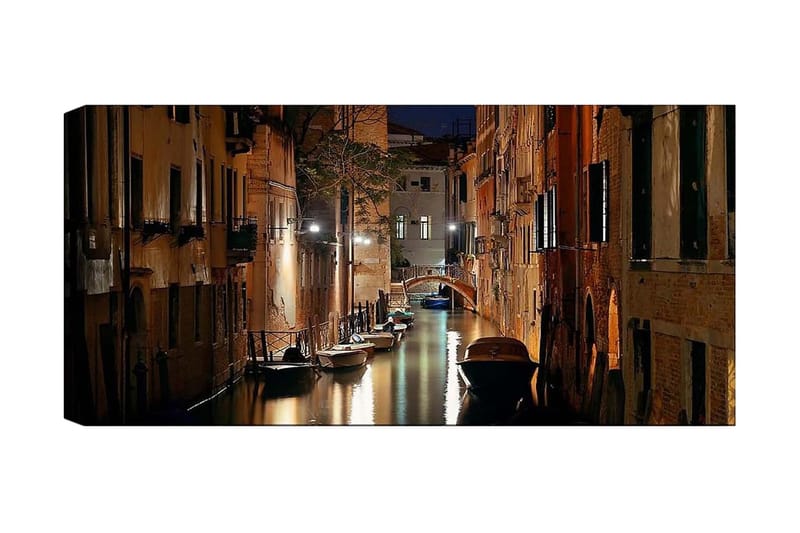 Canvasbilde YTY Buildings & Cityscapes Flerfarget - 120x50 cm - Innredning - Bilder & kunst - Lerretsbilder
