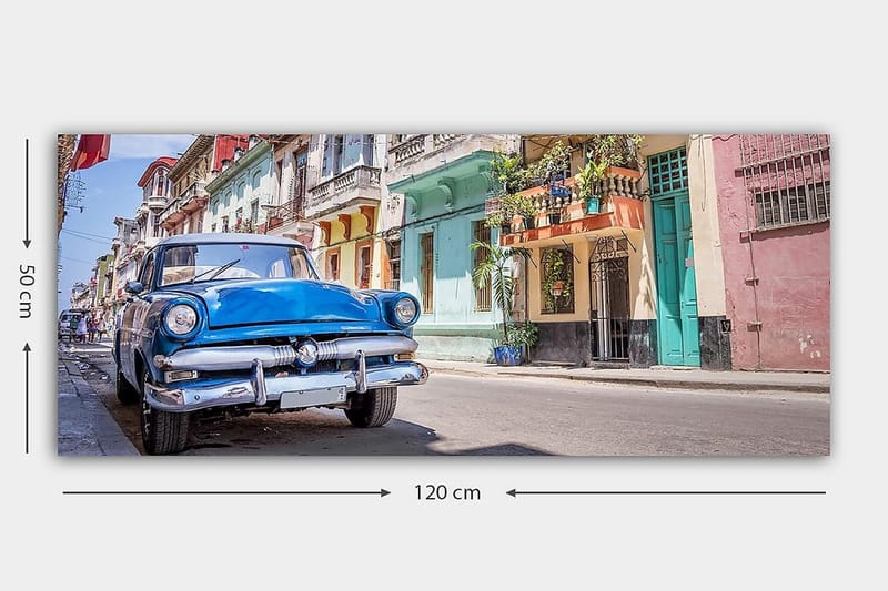 Canvasbilde YTY Buildings & Cityscapes Flerfarget - 120x50 cm - Innredning - Bilder & kunst - Lerretsbilder