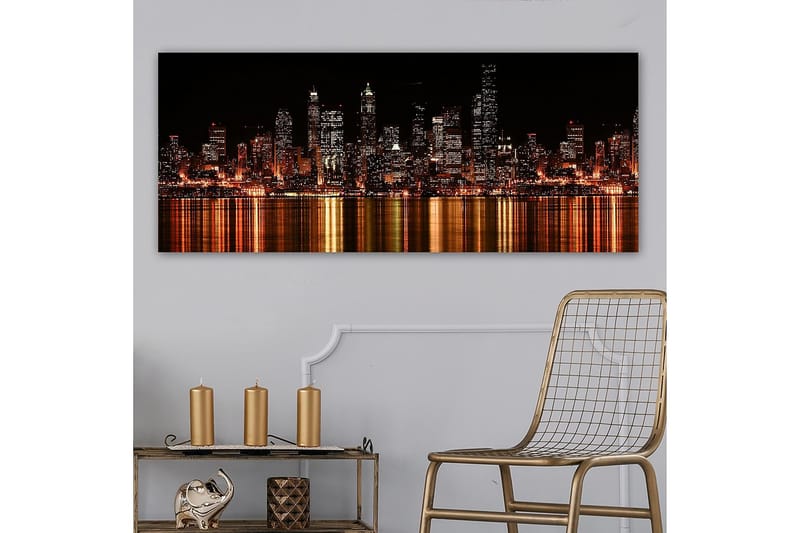 Canvasbilde YTY Buildings & Cityscapes Flerfarget - 120x50 cm - Innredning - Bilder & kunst - Lerretsbilder