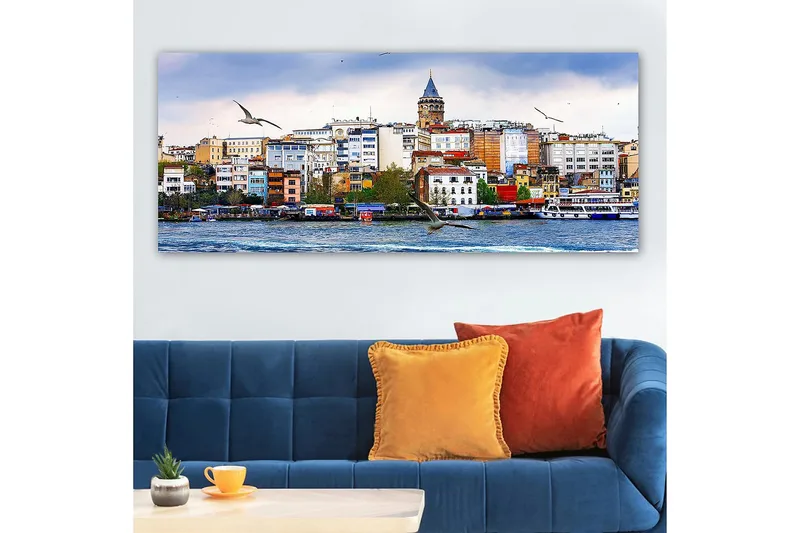 Canvasbilde YTY Buildings & Cityscapes Flerfarget - 120x50 cm - Innredning - Bilder & kunst - Lerretsbilder