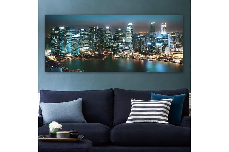 Canvasbilde YTY Buildings & Cityscapes Flerfarget - 120x50 cm - Innredning - Bilder & kunst - Lerretsbilder