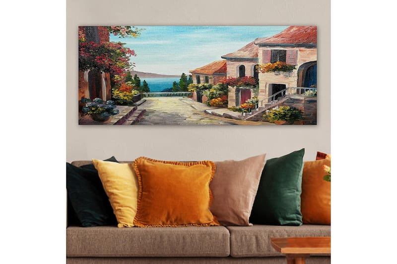 Canvasbilde YTY Buildings & Cityscapes Flerfarget - 120x50 cm - Innredning - Bilder & kunst - Lerretsbilder