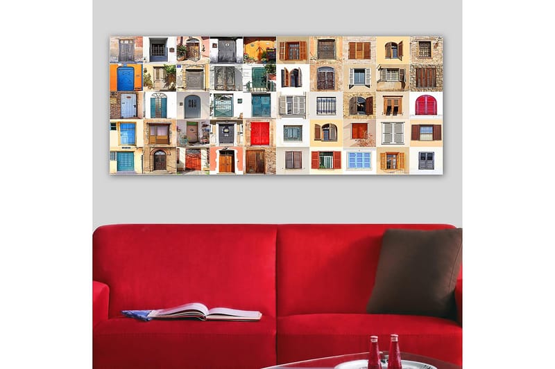 Canvasbilde YTY Buildings & Cityscapes Flerfarget - 120x50 cm - Innredning - Bilder & kunst - Lerretsbilder