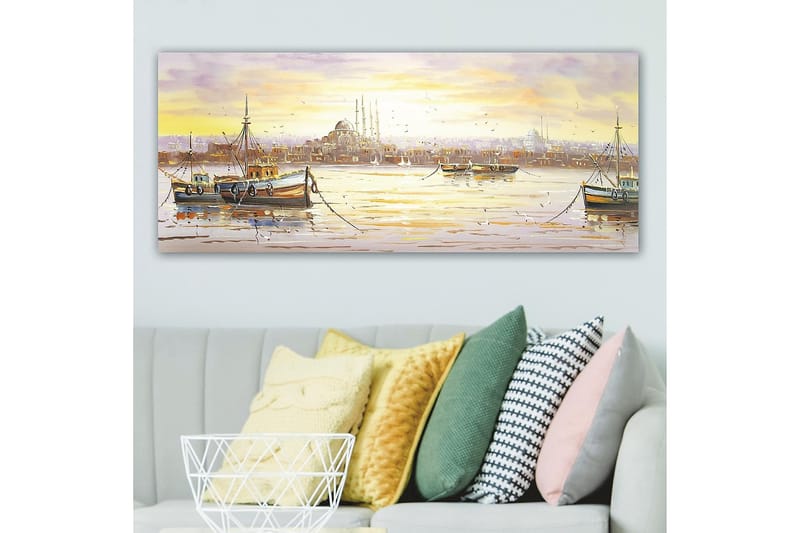 Canvasbilde YTY Buildings & Cityscapes Flerfarget - 120x50 cm - Innredning - Bilder & kunst - Lerretsbilder