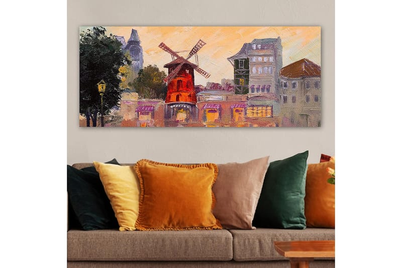 Canvasbilde YTY Buildings & Cityscapes Flerfarget - 120x50 cm - Innredning - Bilder & kunst - Lerretsbilder