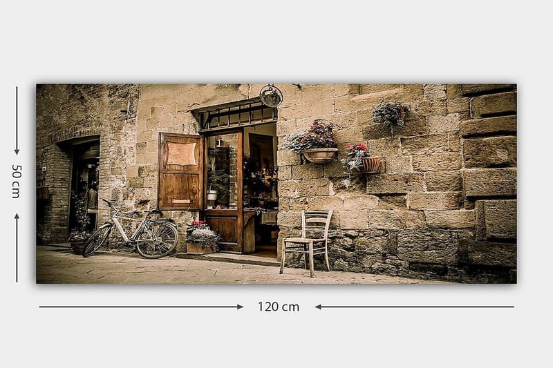 Canvasbilde YTY Buildings & Cityscapes Flerfarget - 120x50 cm - Innredning - Bilder & kunst - Lerretsbilder