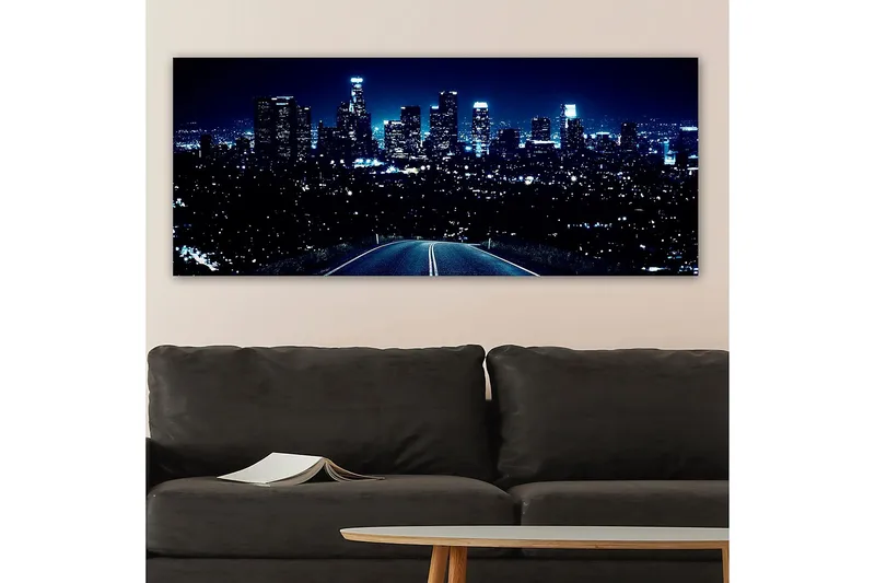 Canvasbilde YTY Buildings & Cityscapes Flerfarget - 120x50 cm - Innredning - Bilder & kunst - Lerretsbilder