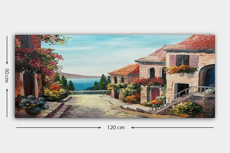 Canvasbilde YTY Buildings & Cityscapes Flerfarget - 120x50 cm - Innredning - Bilder & kunst - Lerretsbilder