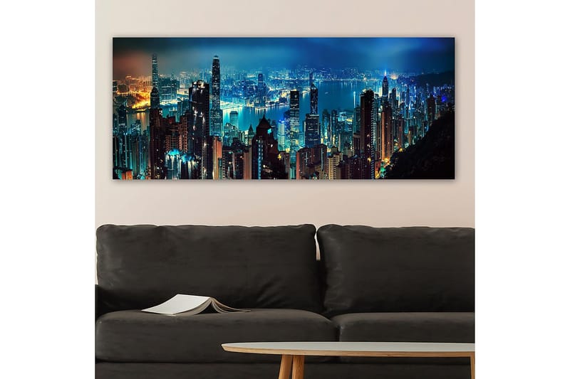 Canvasbilde YTY Buildings & Cityscapes Flerfarget - 120x50 cm - Innredning - Bilder & kunst - Lerretsbilder