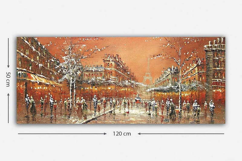 Canvasbilde YTY Buildings & Cityscapes Flerfarget - 120x50 cm - Innredning - Bilder & kunst - Lerretsbilder