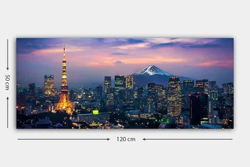 Canvasbilde YTY Buildings & Cityscapes Flerfarget - 120x50 cm - Innredning - Bilder & kunst - Lerretsbilder
