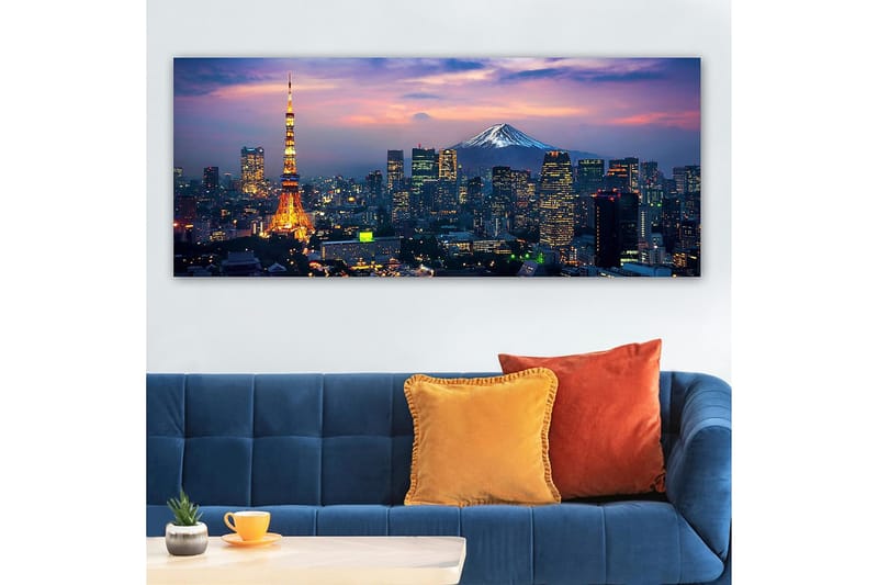 Canvasbilde YTY Buildings & Cityscapes Flerfarget - 120x50 cm - Innredning - Bilder & kunst - Lerretsbilder