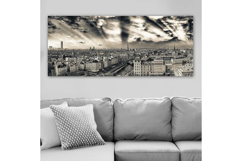 Canvasbilde YTY Buildings & Cityscapes Flerfarget - 120x50 cm - Innredning - Bilder & kunst - Lerretsbilder