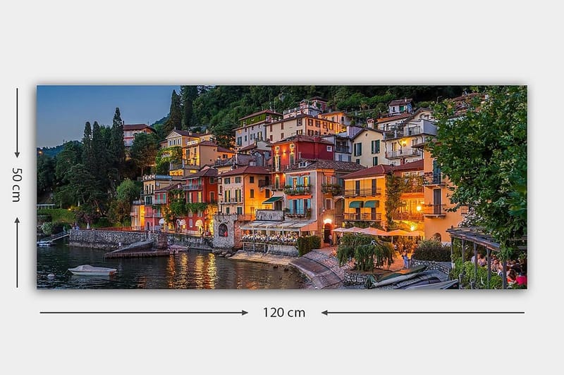 Canvasbilde YTY Buildings & Cityscapes Flerfarget - 120x50 cm - Innredning - Bilder & kunst - Lerretsbilder