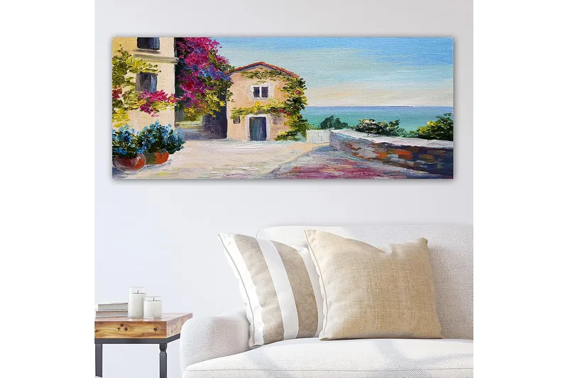 Canvasbilde YTY Buildings & Cityscapes Flerfarget - 120x50 cm - Innredning - Bilder & kunst - Lerretsbilder