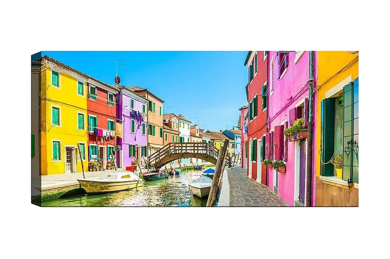 Canvasbilde YTY Buildings & Cityscapes Flerfarget, 120x50 cm