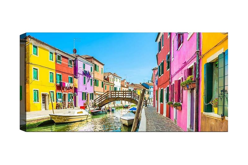 Canvasbilde YTY Buildings & Cityscapes Flerfarget, 120x50 cm