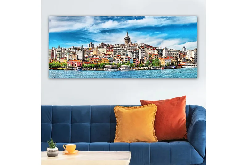 Canvasbilde YTY Buildings & Cityscapes Flerfarget - 120x50 cm - Innredning - Bilder & kunst - Lerretsbilder