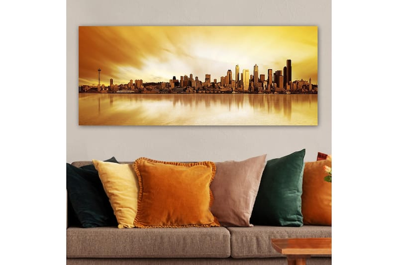 Canvasbilde YTY Buildings & Cityscapes Flerfarget - 120x50 cm - Innredning - Bilder & kunst - Lerretsbilder