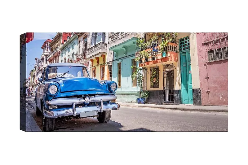 Canvasbilde YTY Buildings & Cityscapes Flerfarget - 120x50 cm - Innredning - Bilder & kunst - Lerretsbilder