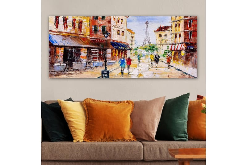 Canvasbilde YTY Buildings & Cityscapes Flerfarget - 120x50 cm - Innredning - Bilder & kunst - Lerretsbilder