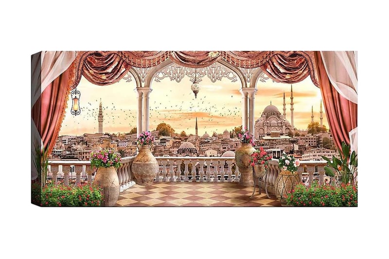 Canvasbilde YTY Buildings & Cityscapes Flerfarget, 120x50 cm