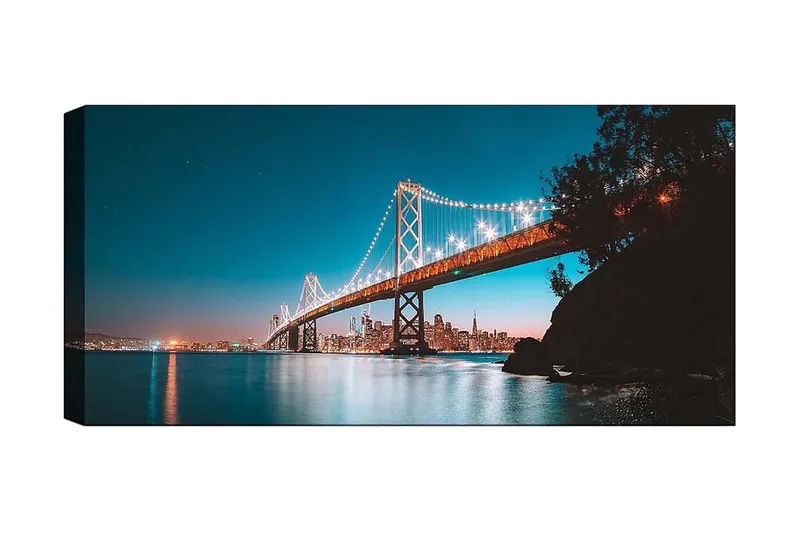 Canvasbilde YTY Buildings & Cityscapes Flerfarget, 120x50 cm